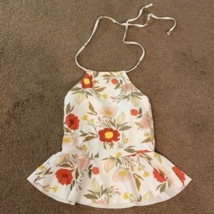 Small Lime Ricki bathing suit top